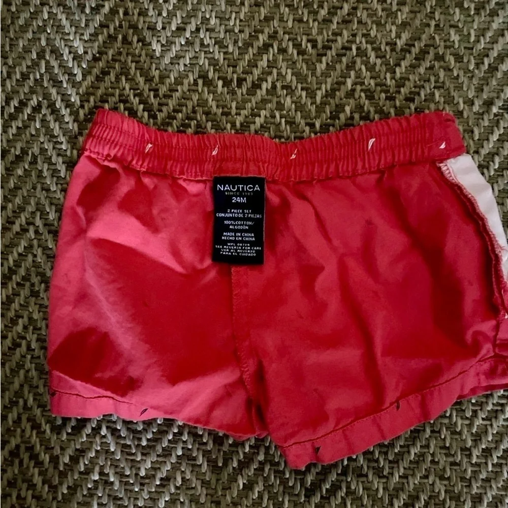 Nautica Logo Boys Shorts 24M